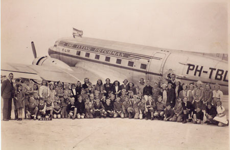 Schoolreisje van de Wilhelminaschool 1949